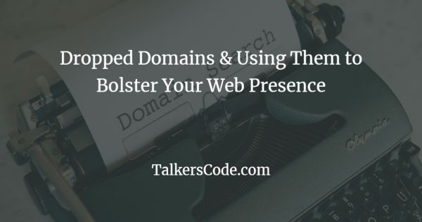 Dropped Domains & Using Them to Bolster Your Web Presence