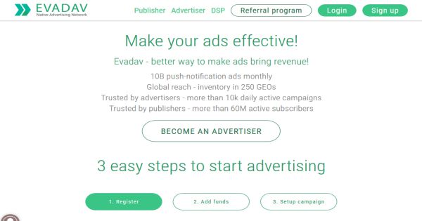 How To Run Premium Pop Traffic From EVADAV on Push Subscriptions