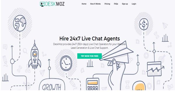 DeskMoz Review - Excellent Live Chat Agents Services