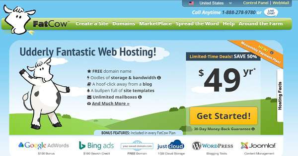 FatCow Review - Good For Only WordPress Hosting