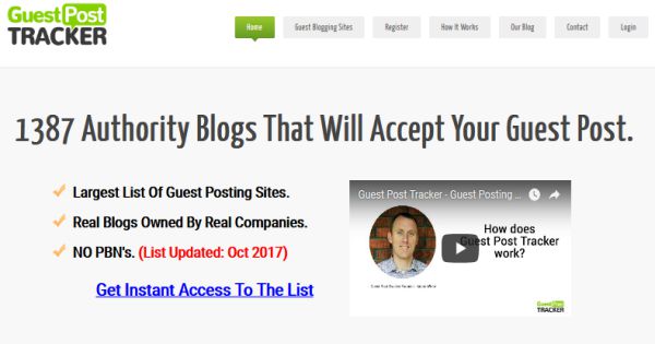 Guest Post Tracker Review - One Of The Best Guest Posting Tool