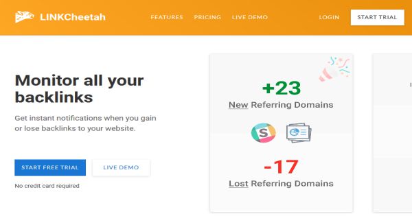 LINKCheetah Review - Track your Backlinks easily
