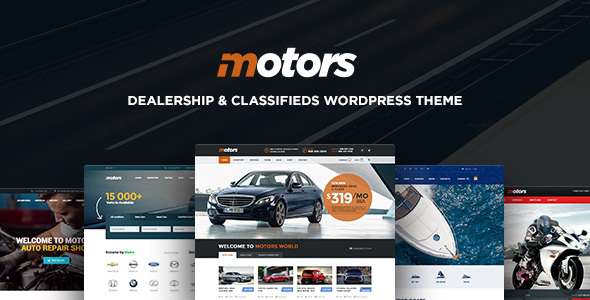 Motors Automotive And Classified WordPress Theme