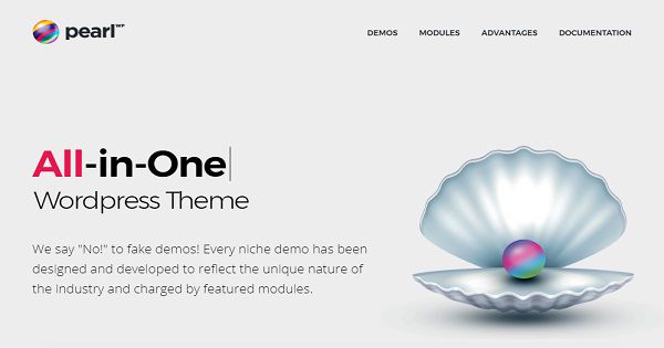 Pearl WP - All In One WordPress Theme