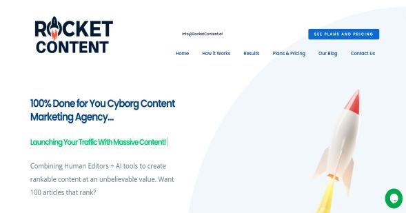 Rocket Content AI - Revolutionizing Content Creation with Artificial Intelligence