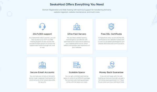 SeekaHost India Offers