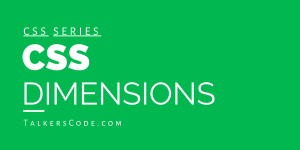 CSS Dimensions