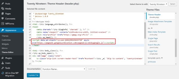 AdSense Ads Not Showing On WordPress
