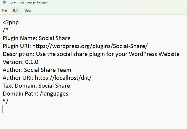 Custom Post Type In WordPress Without Plugin