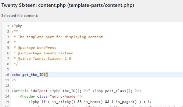 Get Post By ID WordPress WP_Query