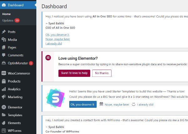 Home Page URL In WordPress