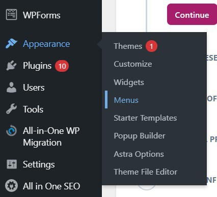 How To Add Sub Menu In WordPress