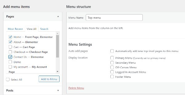 How To Add Sub Menu In WordPress