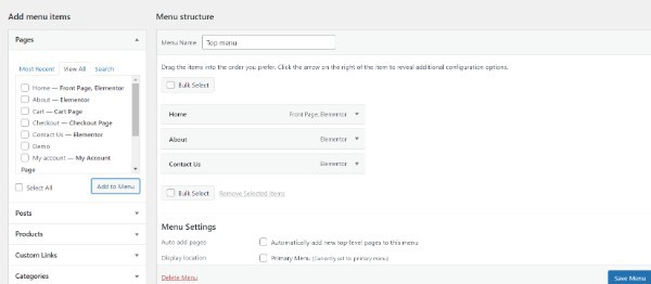 How To Add Sub Menu In WordPress