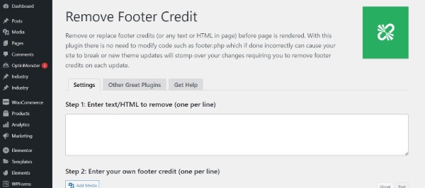 How To Change Copyright In WordPress