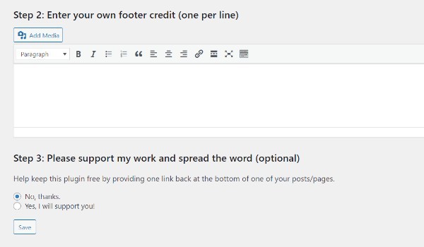 How To Change Copyright In WordPress