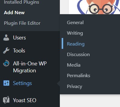How To Change Homepage On WordPress