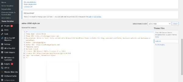 How To Change Theme Name In WordPress