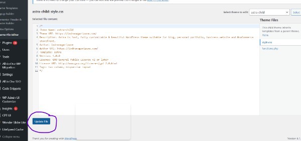 How To Change Theme Name In WordPress