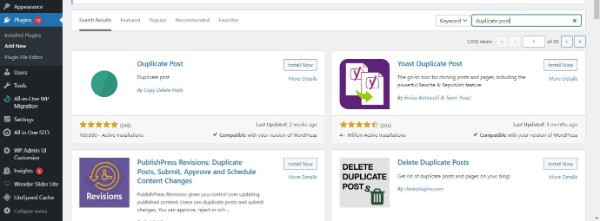 How To Copy A Page In WordPress