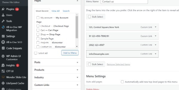 How To Create Custom Menu In WordPress
