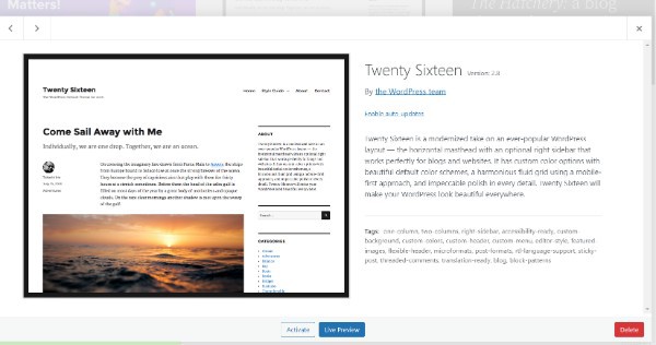 How To Delete Theme In WordPress