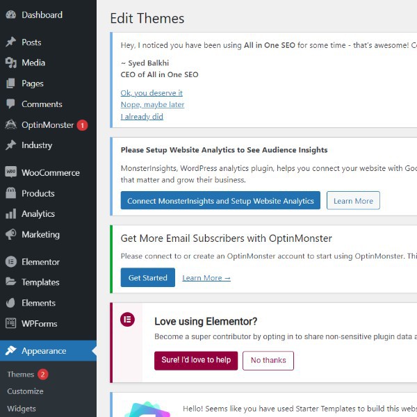 How To Edit Home Page In WordPress