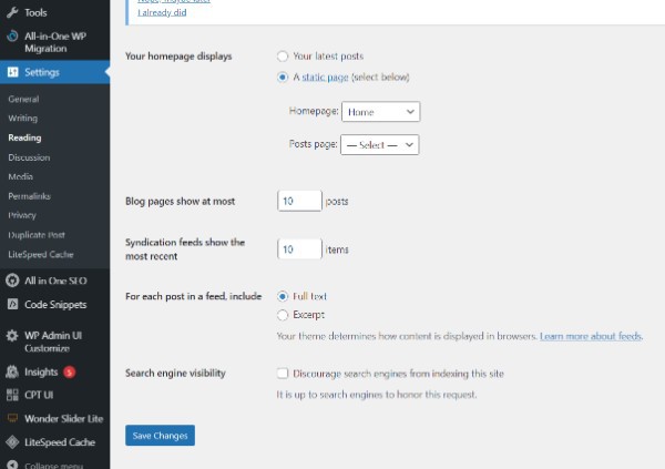 How To Edit Home Page In WordPress
