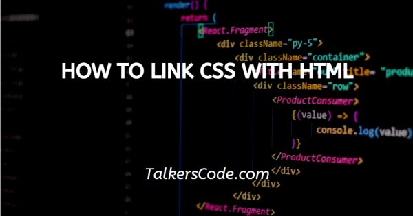How To Link CSS With HTML