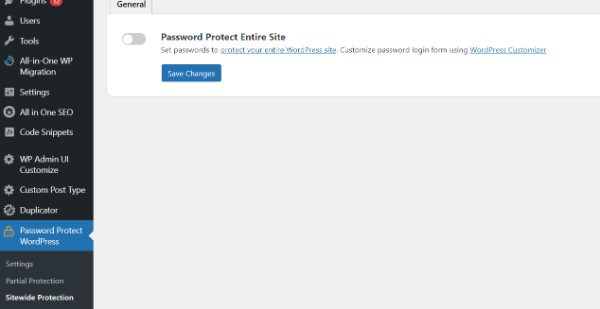Password Protect WordPress Page Plugin