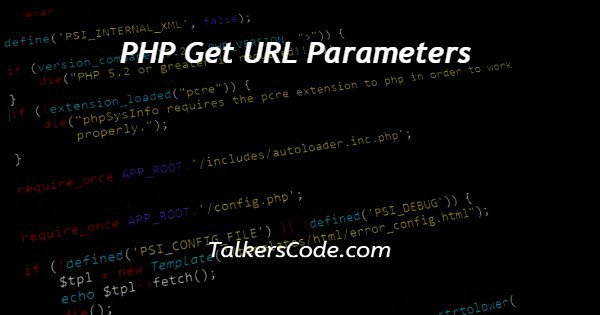 PHP Get URL Parameters