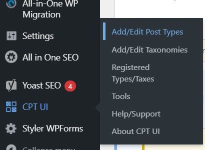 WordPress Create Custom Post Type