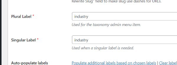 WordPress Custom Post Type Taxonomy Category