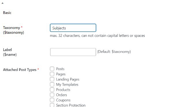 WordPress Custom Post Type Taxonomy Category