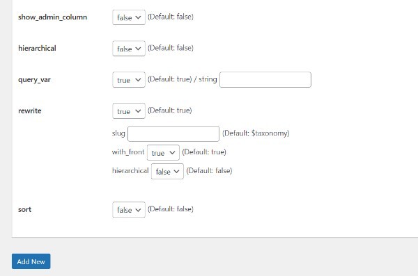 WordPress Custom Post Type Taxonomy Category