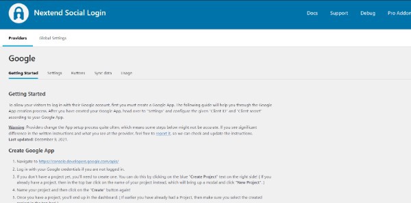 WordPress Login With Google