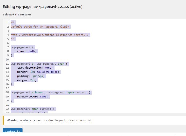 WordPress Pagination With Numbers